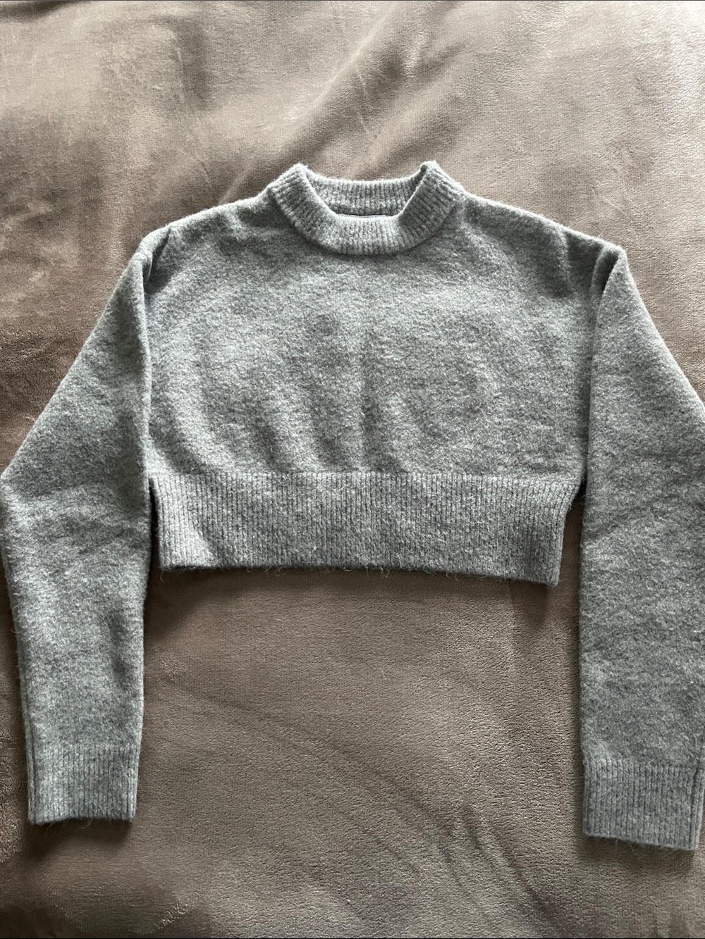 Zara cropped sweater